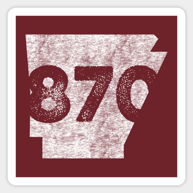 870 Arkansas Sticker by rt-shirts